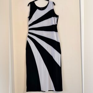 Sami & Jo Black and White Maxi Dress